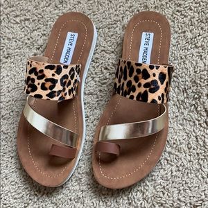Steve Madden cheetah leopard sandals